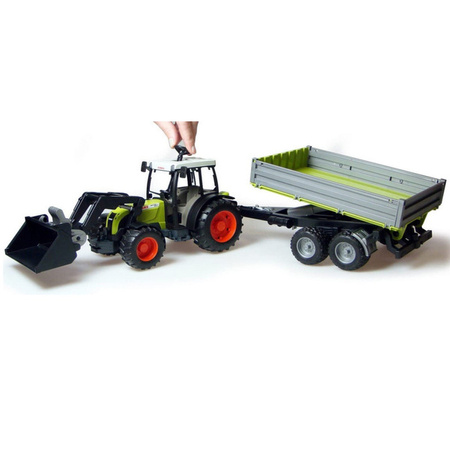 Bruder 01998 Claas Nectis z ładowaczem przyczepa