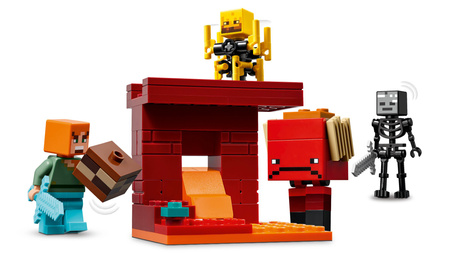 LEGO Minecraft 21266 Bitwa na moście Netheru zestaw 99 el. 6+