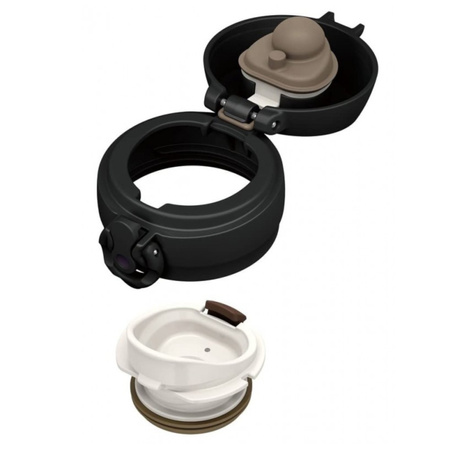 130073 Thermos Motion 350 ml – Mobilny Termokubek Czarny Metaliczny
