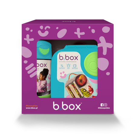 b.box 62429 Zestaw b.box Sportowa butelka Tritanowa 450 ml + Mini Lunchbox