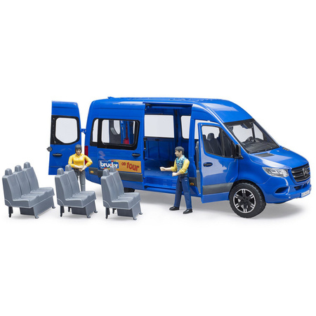 BRUDER 02670 Mercedes Sprinter Bus 2 figurki