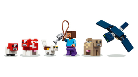 LEGO Minecraft 21270 Dom grzybowej krowy zestaw 500 el. 8+