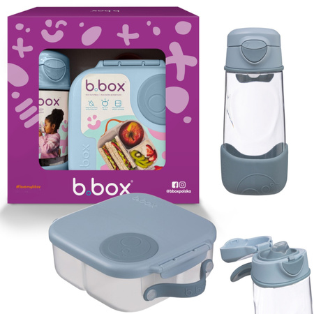 b.box 62399 Zestaw b.box Sportowa butelka Tritanowa 450 ml + Mini Lunchbox