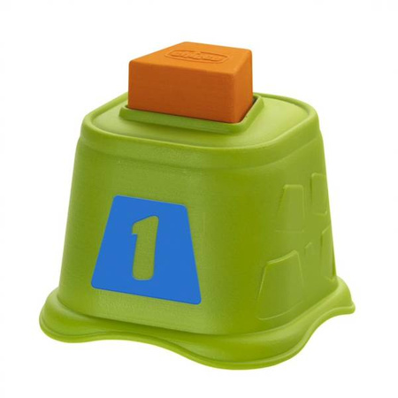 CHICCO 89741 kubeczkowa wieża z liczbami sorter