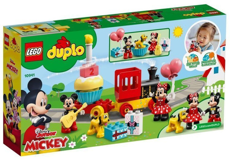 Lego 10941 Duplo Urodzinowy pociąg myszek Miki i Minnie