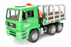 Bruder 02769 Ciężarówka do drzewa Man + 3 pnie