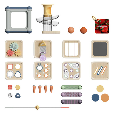 Topbright 121134 Kostka edukacyjna 10w1 12m+ | Mistrz motoryki małej