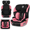 Lionelo LEVI PINK ROSE Fotelik samochodowy 76-150cm 9-36kg I-SIZE
