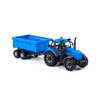 Polesie 91277 Traktor Progress Inercyjny z Przyczepą Niebieski 3+