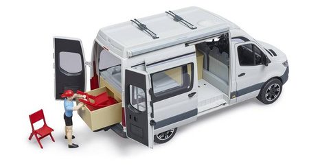 Bruder 02672 MB Sprinter kamper figurka akcesoria
