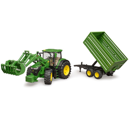 Bruder 03155 Traktor z przyczepą John Deere zestaw
