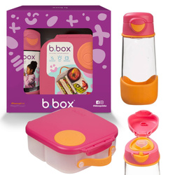 b.box 62412 Zestaw b.box Sportowa butelka Tritanowa 450 ml + Mini Lunchbox