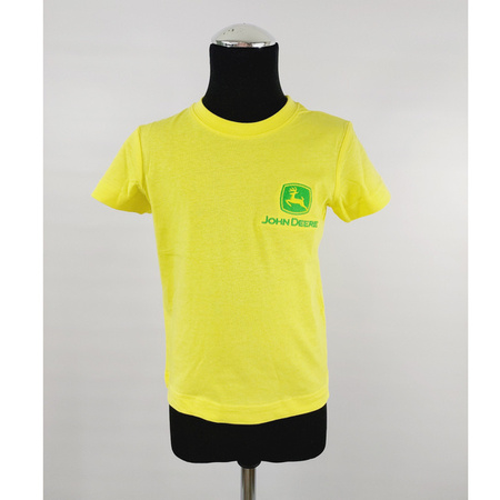 John Deere 110cm ŻÓŁTA Koszulka haftowane logo bawełna