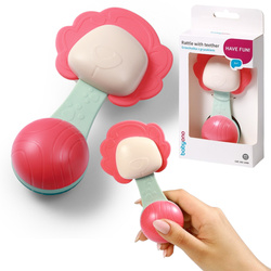 Babyono 1590 Grzechotka z gryzakiem – bezpieczna i rozwijająca