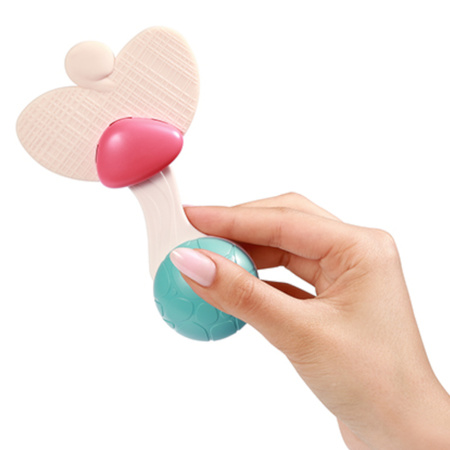 Babyono 1589 Grzechotka z gryzakiem dla niemowląt 3m+