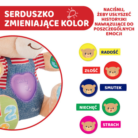 CHICCO 99252 miś teddy okazujący uczucia pl/en