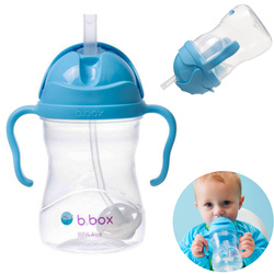 b.box 00501 Bidon ze słomką 240 ml b.box borówkowy