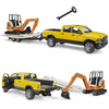 Bruder 02546 RAM Rental Service z Minikoparką