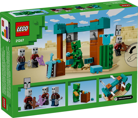 LEGO Minecraft 21267 Pustynny patrol złosadników zestaw 105 el. 7+