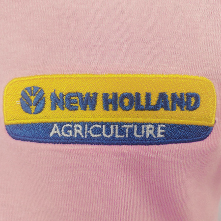 New Holland 110cm różowa Koszulka haftowane logo bawełna