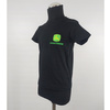 John Deere 134cm CZARNA Koszulka haftowane logo bawełna