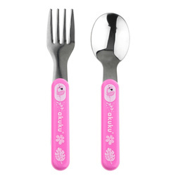 AKUKU A0101 ZESTAW SZTUĆCÓW METALOWYCH PINK