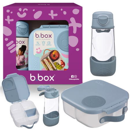 b.box 62399 Zestaw b.box Sportowa butelka Tritanowa 450 ml + Mini Lunchbox