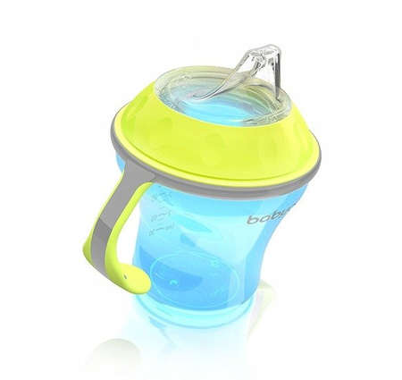 BabyOno 1456 orange kubek niekapek miękki ustnik 180ml