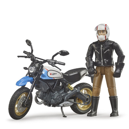 Bruder 63051 Motor Scrambler Ducati z kierowcą