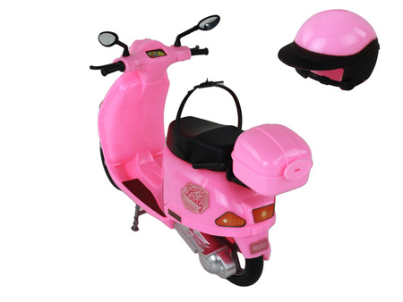 LeanToys 16621 Zestaw Lalka Na Skuterze Różowa Ruchome Elementy