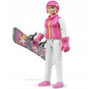 Bruder 60420 Figurka kobiety na snowboardzie
