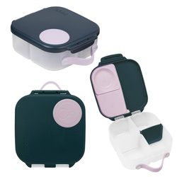 b.box 00665 Mini Lunchbox b.box Indigo Rose poręczny pojemnik na przekąski