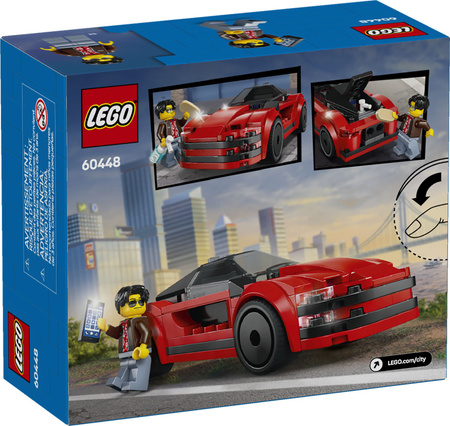 Lego City 60448 Czerwony samochód sportowy