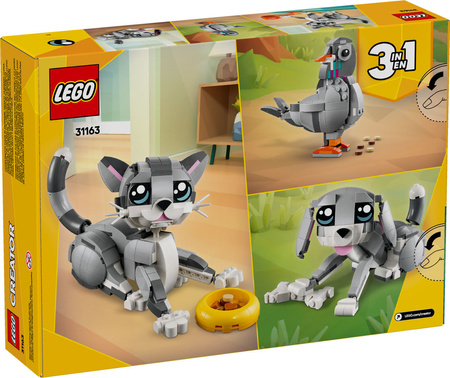 LEGO Creator 31163 Psotny kot 3w1 407 elementów 8+ Zwierzątka