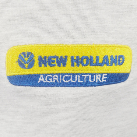 New Holland 110cm szara Koszulka haftowane logo bawełna