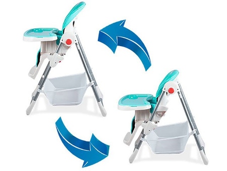 Lionelo Linn Plus Turkus Krzesełko do karmienia