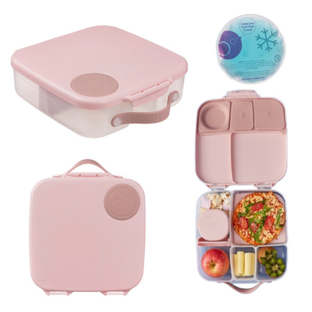 b.box 00748 Lunchbox b.box Blush Crush duży pojemnik z wkładem chłodzącym
