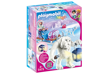 Playmobil 9473 Magic Zimowy troll z sankami