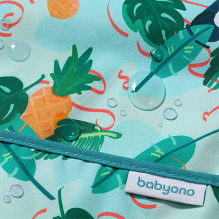 Babyono 1476/01 Śliniak z długim rękawem GARDEN 