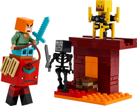 LEGO Minecraft 21266 Bitwa na moście Netheru zestaw 99 el. 6+