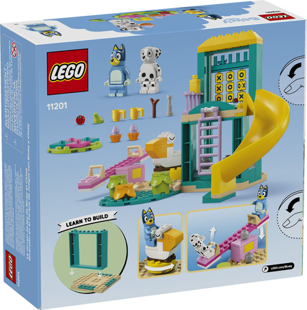 Lego Bluey 11201 Blue i Łatka na placu zabaw