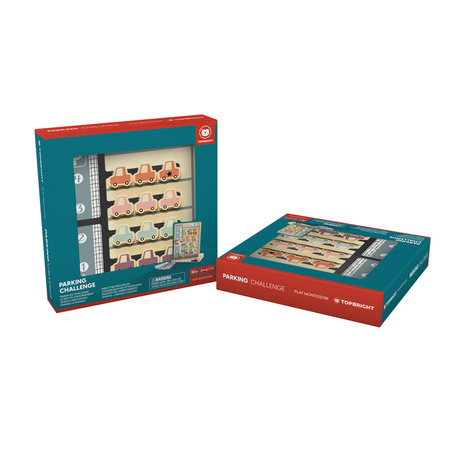 Topbright 121136 Układanka logiczna Parking 36m+ Zestaw z autkami i kartami