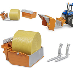 BRUDER 02353 Skrzynia ładunkowa i widły do traktora