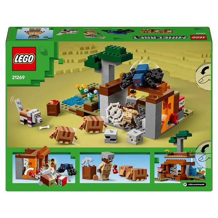 LEGO Minecraft 21269 – Wyprawa do pancernikowej kopalni