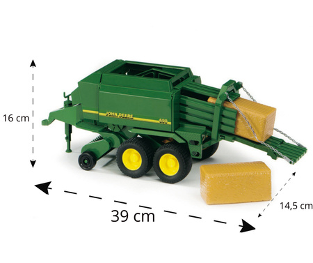 Bruder 02017 prasa kostkująca do siana John Deere