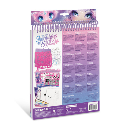 Nebulous Stars 11101 Szkicownik kredki, szablony, naklejki M Nebulia