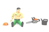 Bruder 60030 Figurka drwala z akcesoriami bWorld