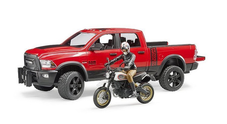 Bruder 02502 Dodge Ram z motorem Ducati 63051