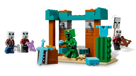 LEGO Minecraft 21267 Pustynny patrol złosadników zestaw 105 el. 7+