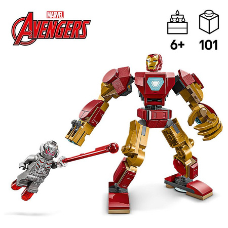 LEGO® 76307 Marvel Mech Iron Mana kontra Ultron